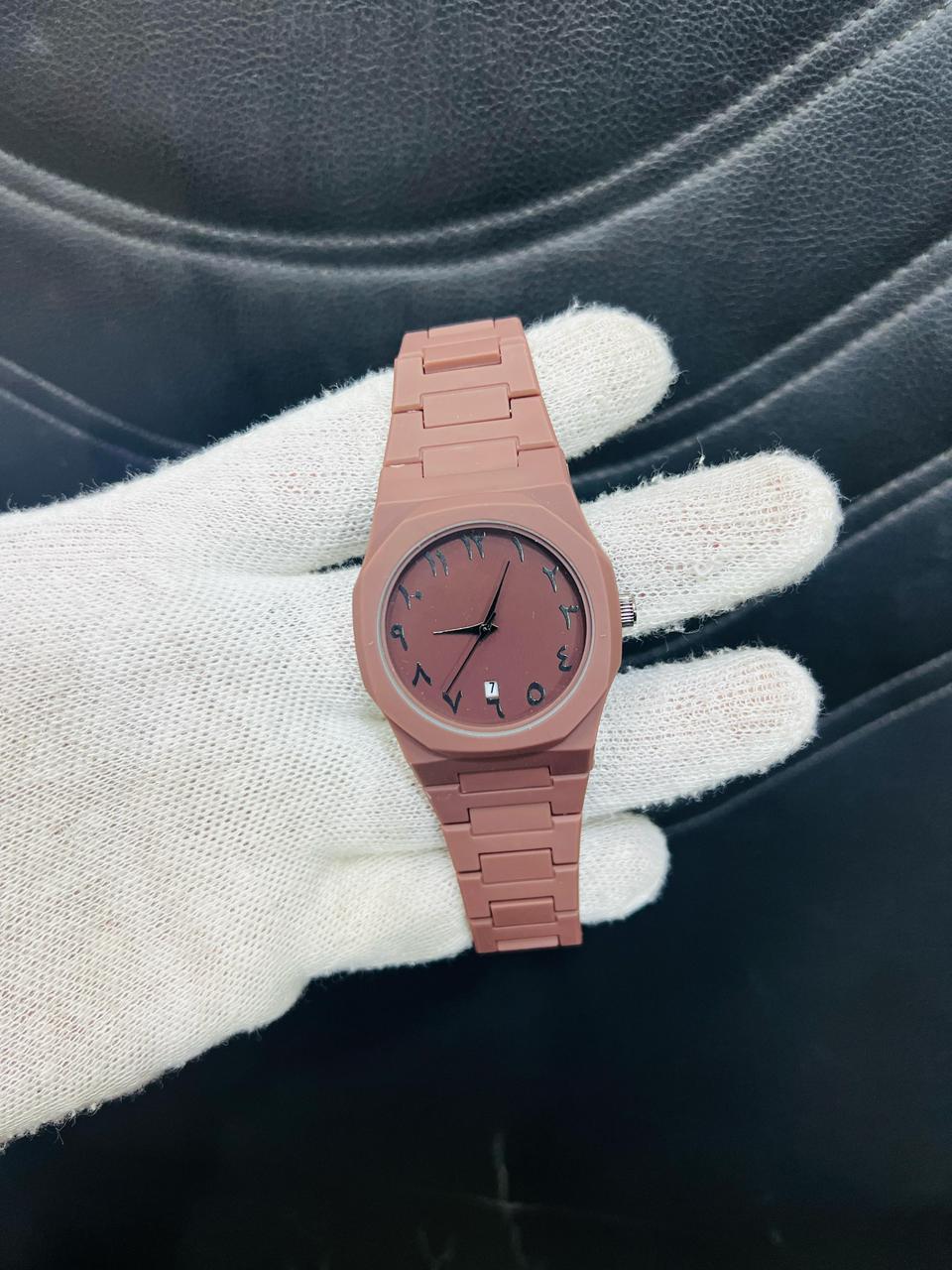 Light Gray Ceramic Watch for Men Pakistan