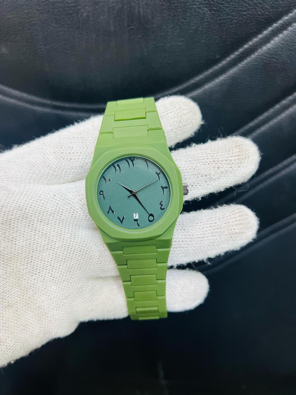 Light Gray Ceramic Watch for Men Pakistan