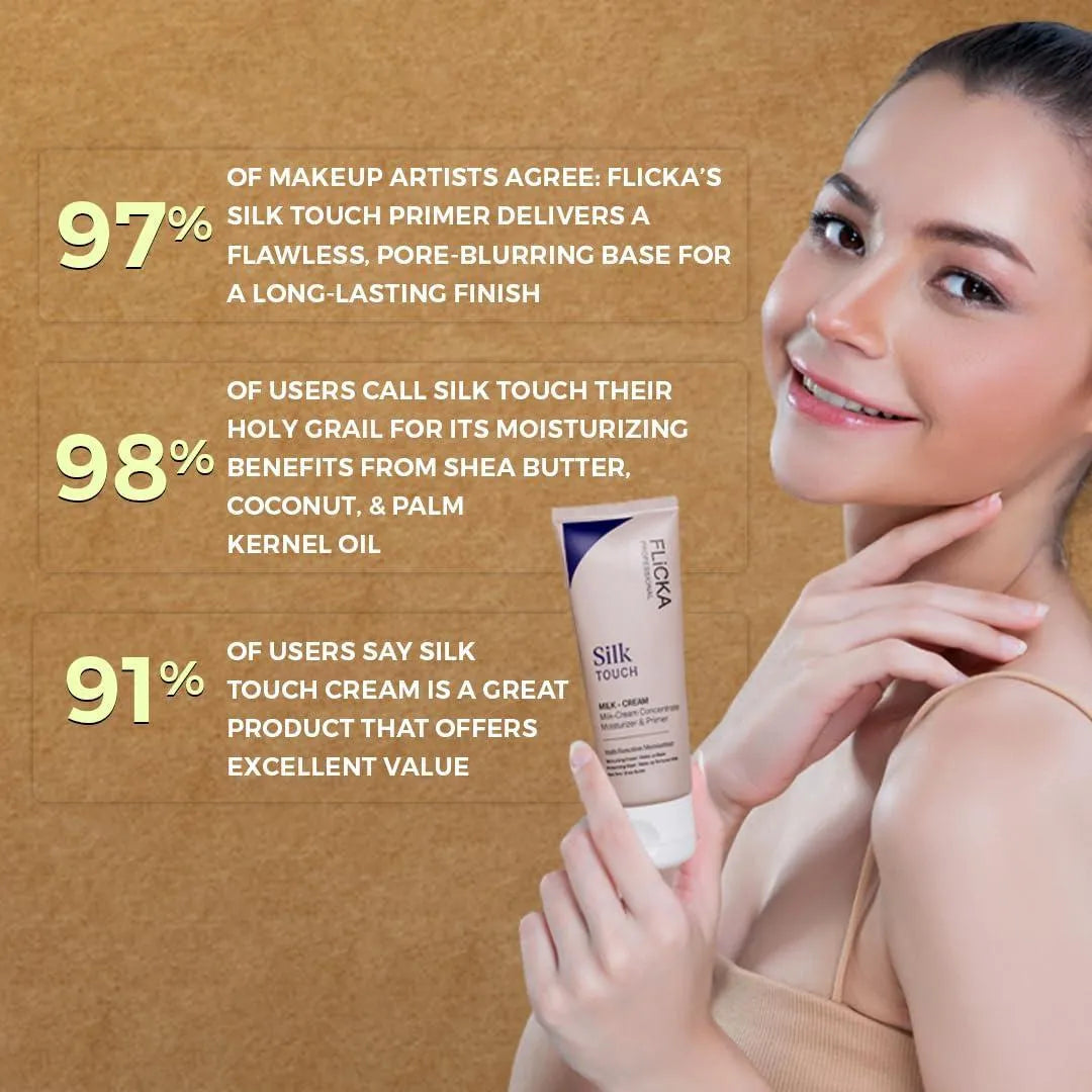 Flicka Silk Touch Makeup Remover Cream 50ml Waterproof Long Lasting